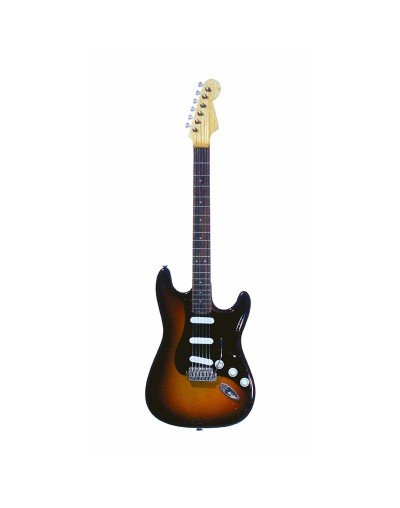 mini guitarra decorativa estilo strato