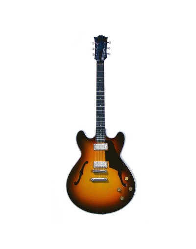 mini guitarra decorativa estilo ES-335