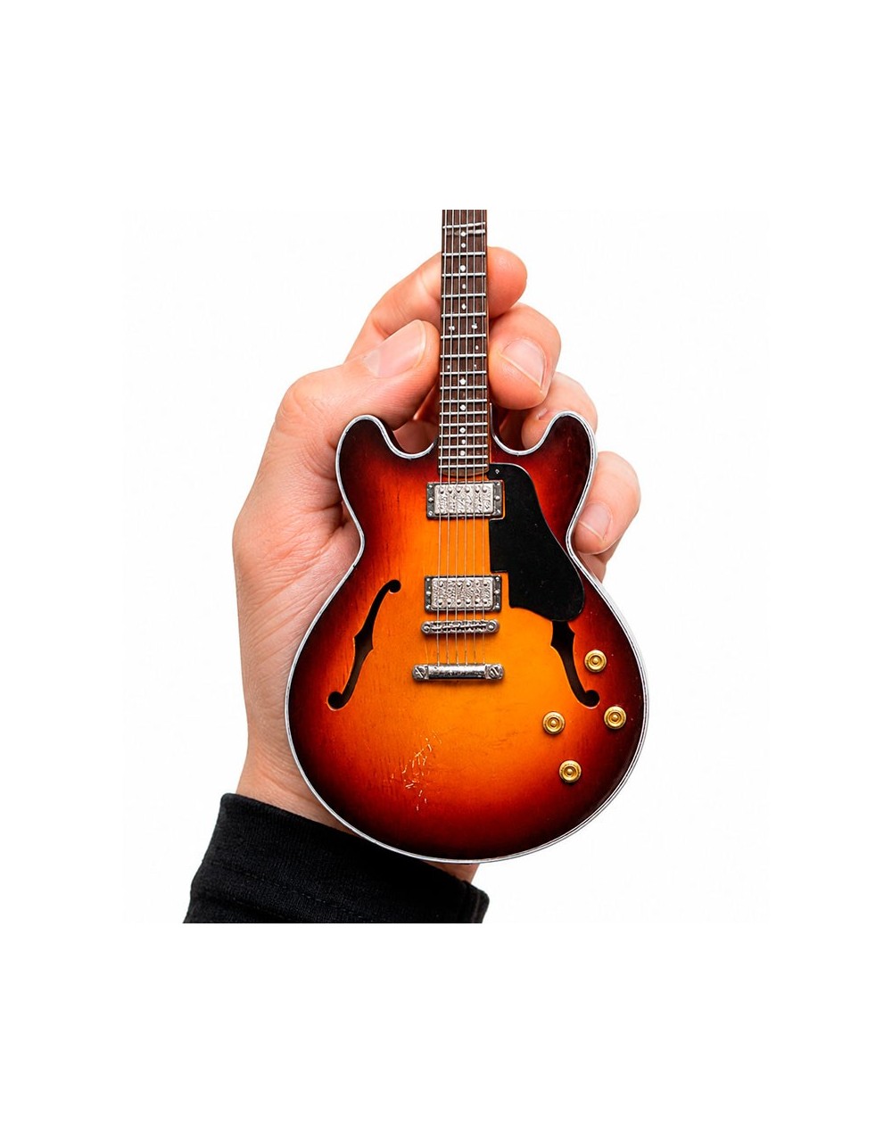 mini guitarra decorativa estilo ES-335