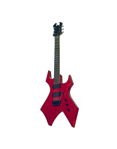 mini guitarra decorativa estilo warlock