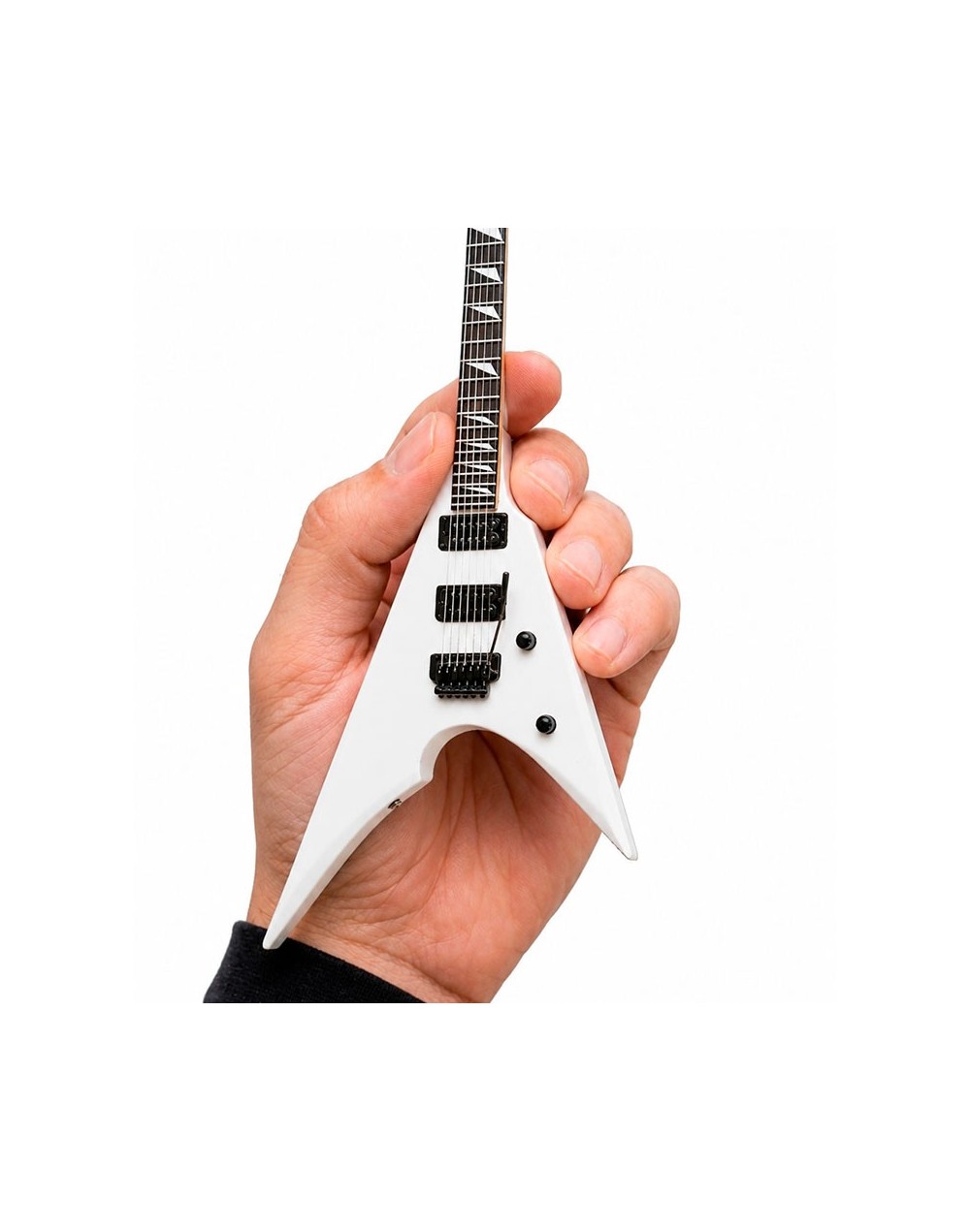 mini guitarra decorativa estilo arrow