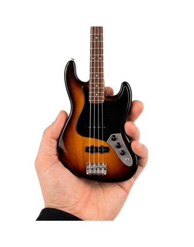 Mini Réplica Bajo · Bajo Offset de 2 Micrófonos · Color Sunburst Negro