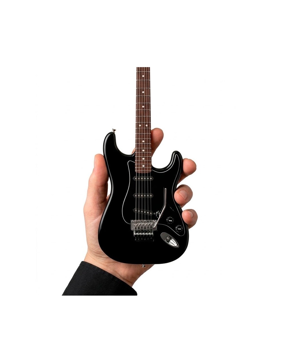 mini guitarra decorativa estilo strato