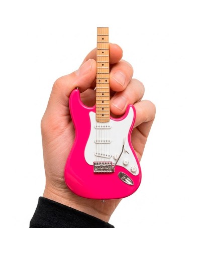 Mini Réplica Guitarra · Doble Cutaway de 3 Micrófonos · Color Rosado