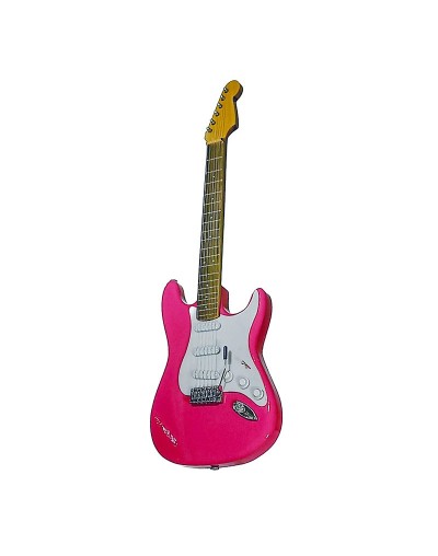 mini guitarra decorativa estilo strato