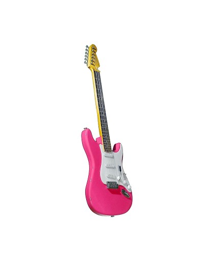 mini guitarra decorativa estilo strato