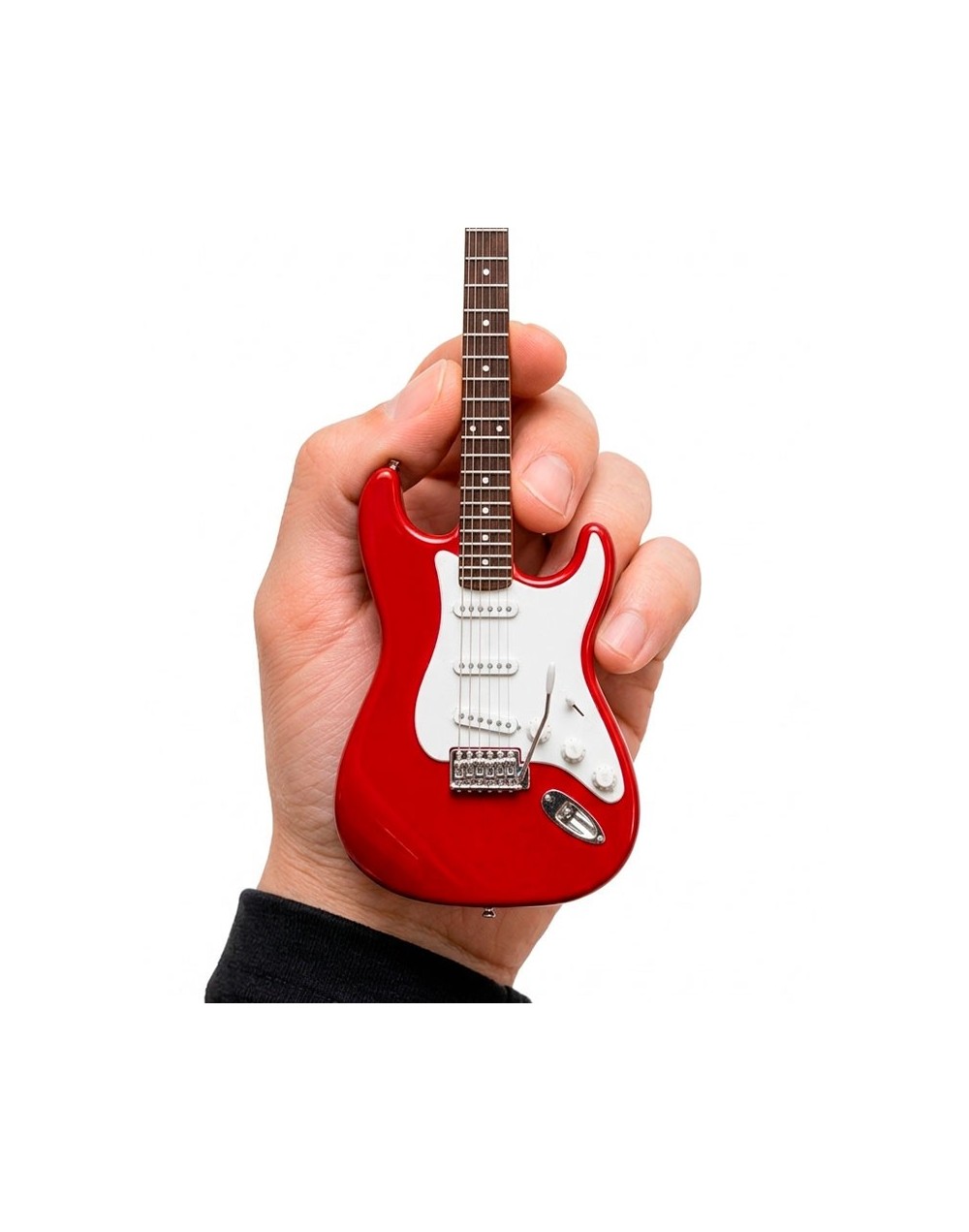 mini guitarra decorativa estilo strato