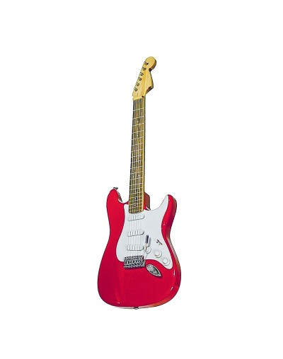 mini guitarra decorativa estilo strato