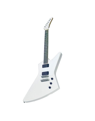 mini guitarra decorativa estilo explorer