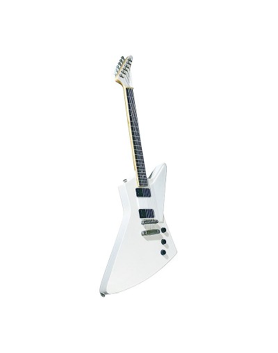 mini guitarra decorativa estilo explorer