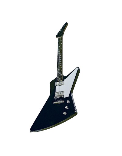 mini guitarra decorativa estilo explorer