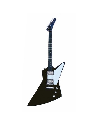 mini guitarra decorativa estilo explorer