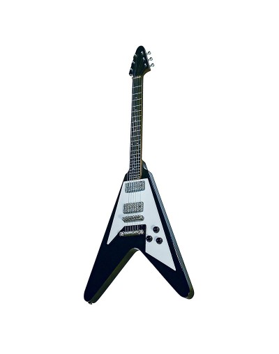 mini guitarra decorativa estilo flying v