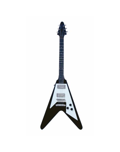 mini guitarra decorativa estilo flying v