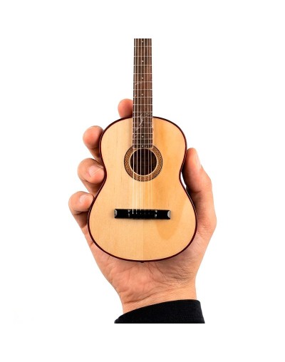 Mini Réplica Guitarra · Clásica Española · Color Natural Blanco