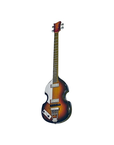 mini bajo decorativo estilo Hofner