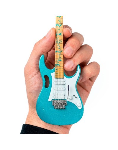 Mini Réplica Guitarra · Superstrat de Triple Micrófono · Color Azul Celeste