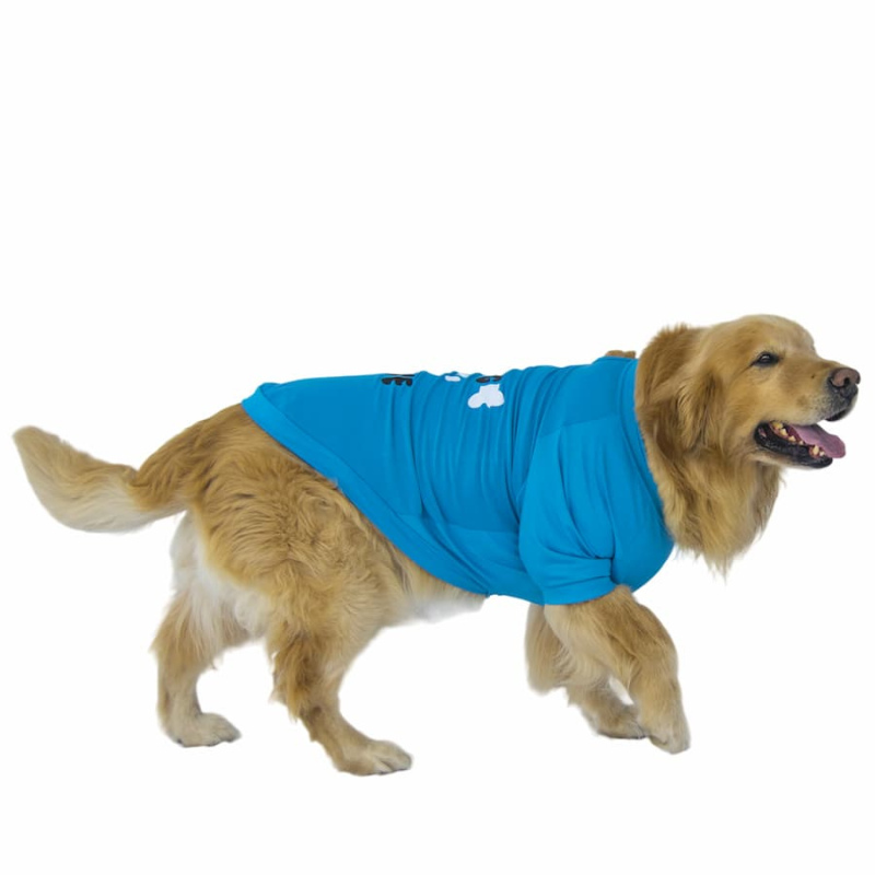 Camisetas para perros dog love azul
