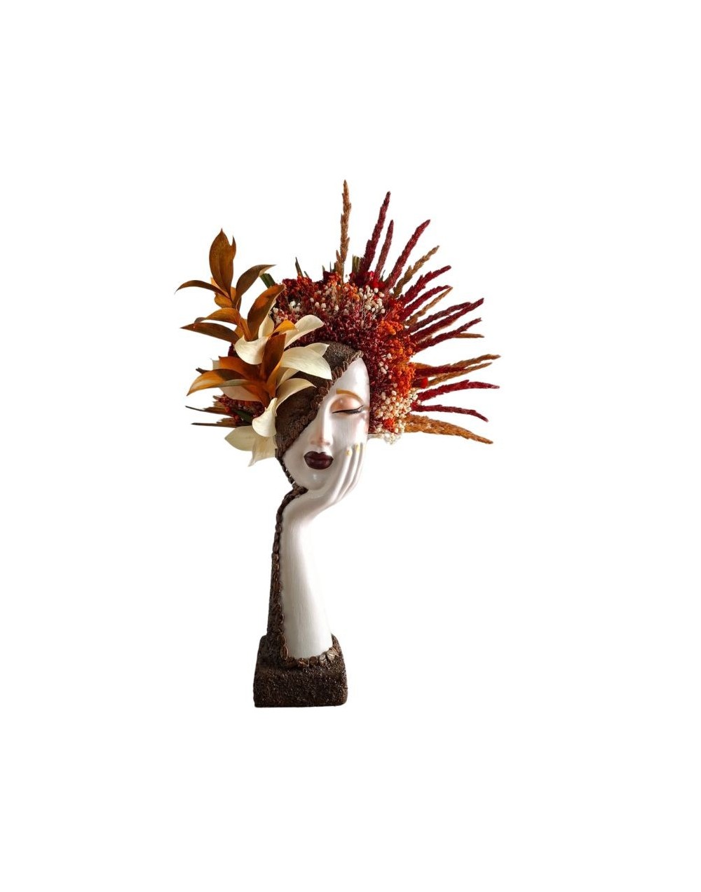Afrodia | Escultura en Cuncho de Café – Arte Circular