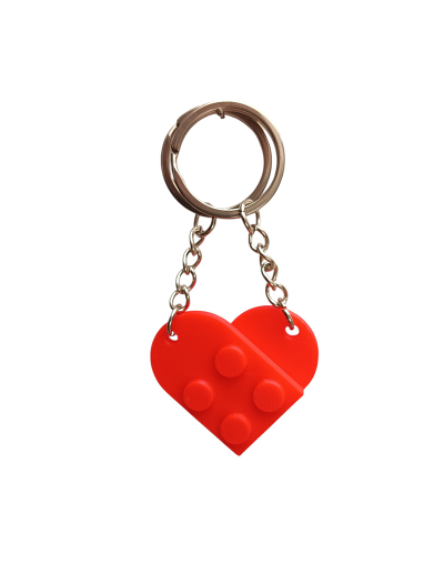  Llavero corazón lego