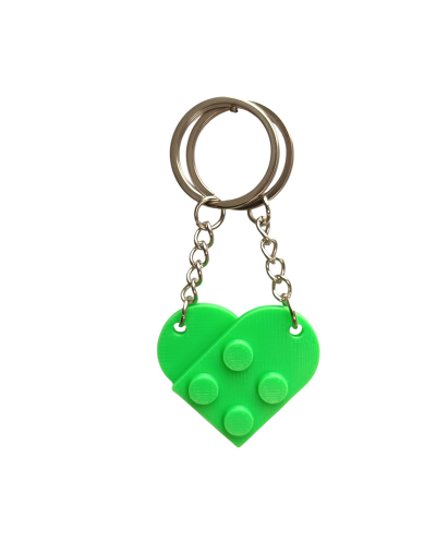  Llavero corazón lego