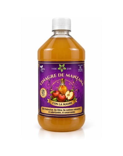 Vinagre de Manzana con la Madre 1000 ml | Thani Star