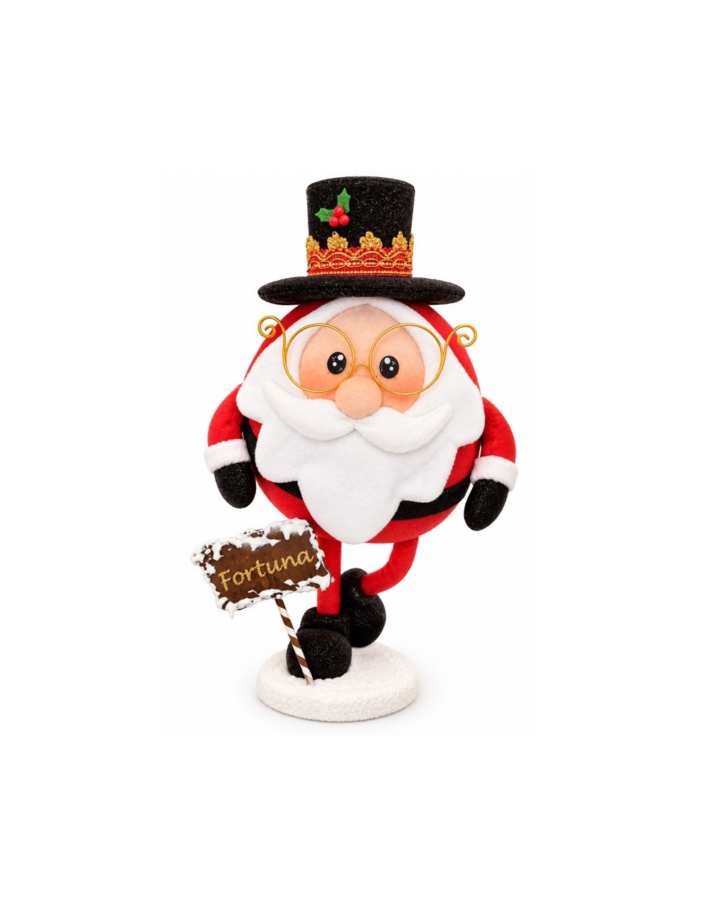 Papá Noel Bolita Navideño Hecho a Mano | Tan Cute