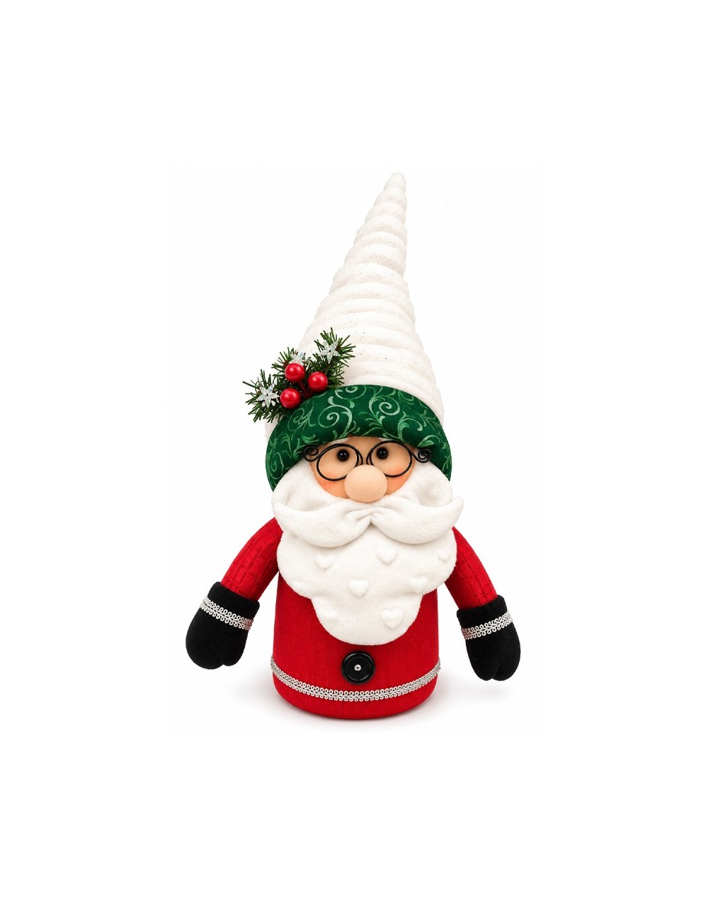 Noel Navideño Estilo Cono | Decoración Artesanal