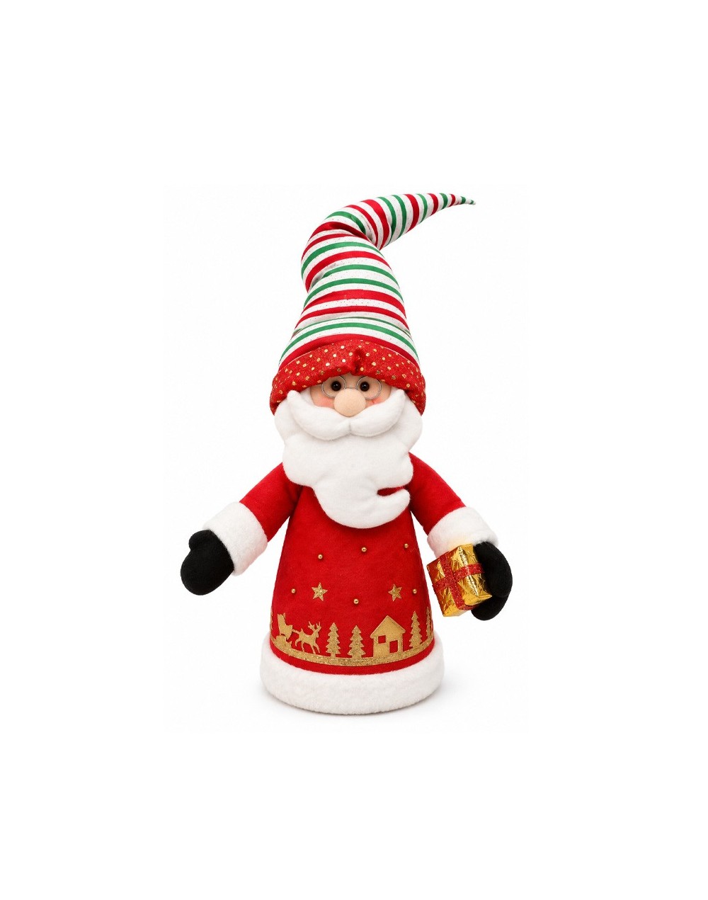 Noel Tipo Cono | Decoración Navideña Artesanal