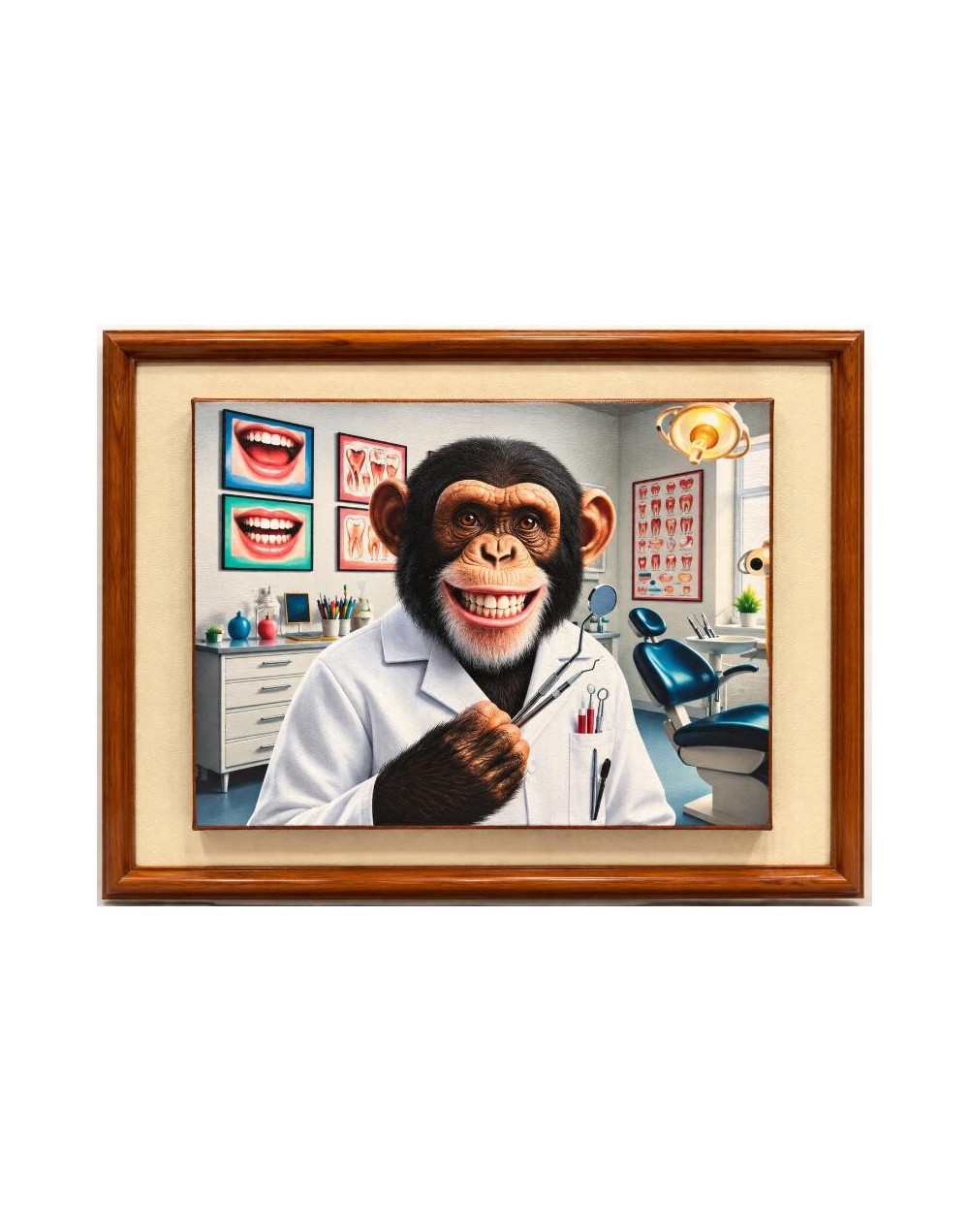 Cuadro Mono Dentista