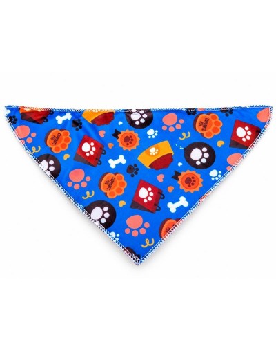 Pañoleta Azul Huellitas