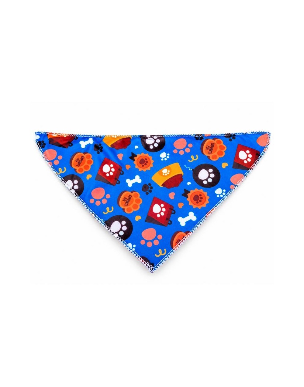 Pañoleta Azul Huellitas