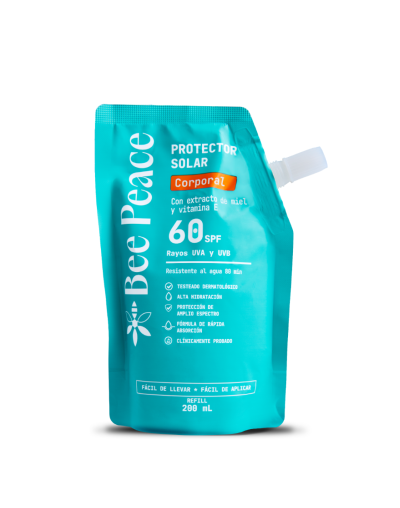 BeePeace Protector Solar Refill Corporal SPF 60 – 200 ml