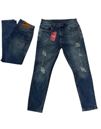 JEAN SKINNI HOMBRE VERDE AZUL 