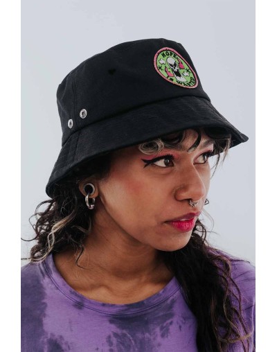 BUCKET HAT BILLY Y MANDY PURO HUESO BORDADO