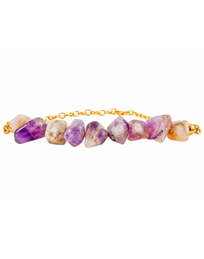 Pulsera amatista piedra