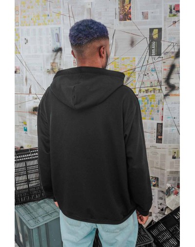 HOODIE UNISEX ONE PIECE CHARACTERS NEGRO