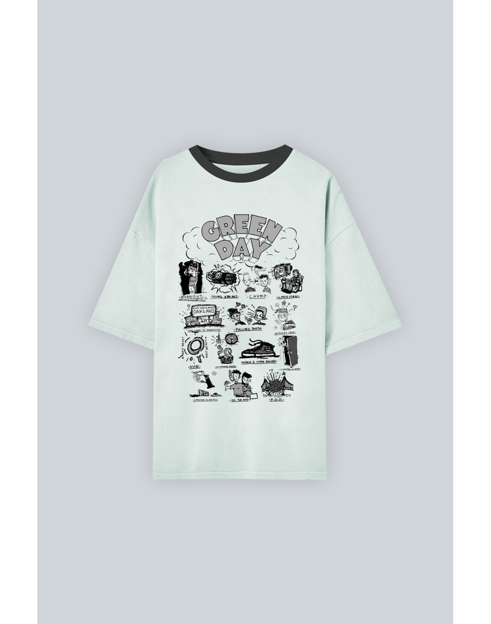 CAMISETA OVERSIZE GREENDAY