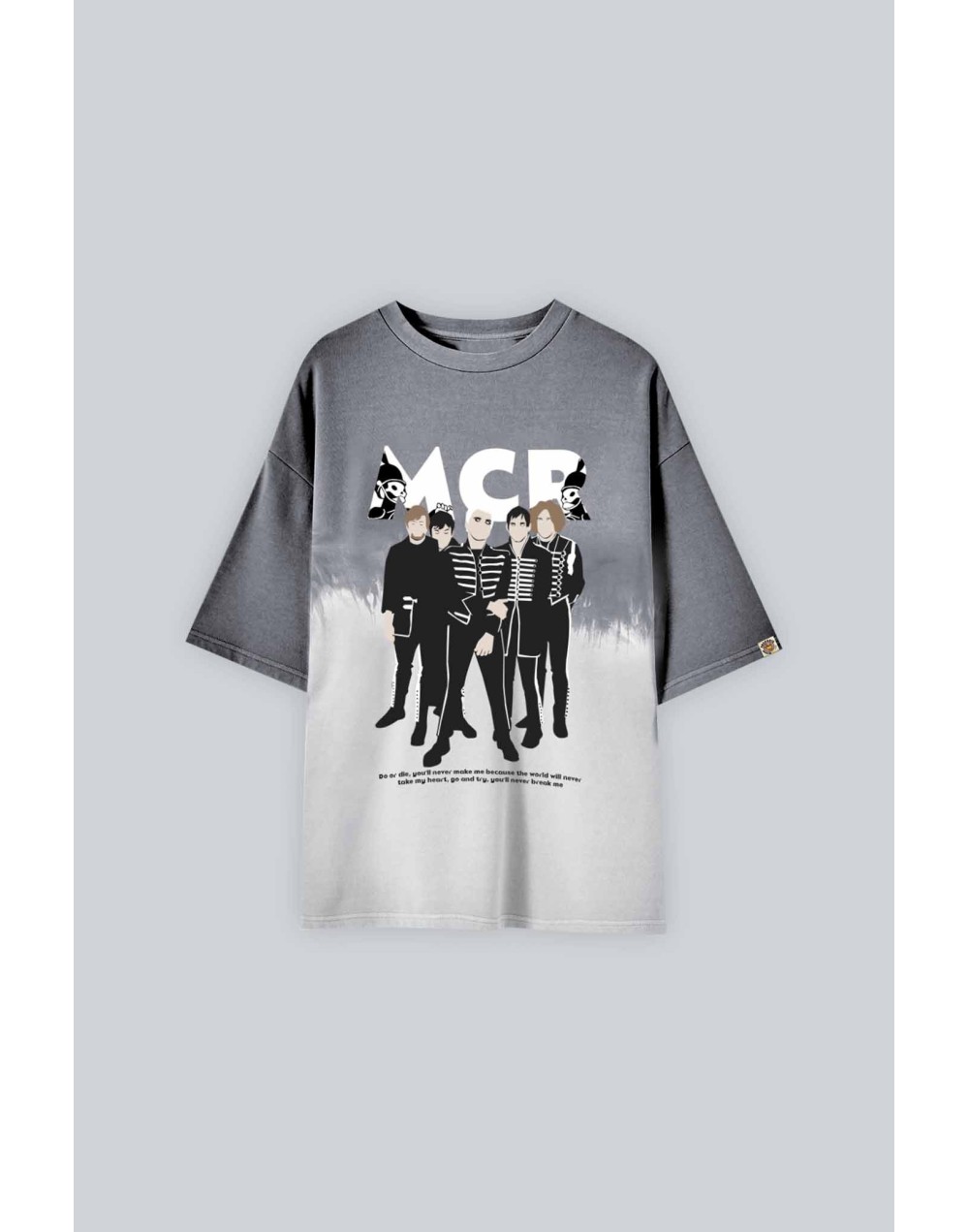 CAMISETA OVERSIZE MCR TIE DYE