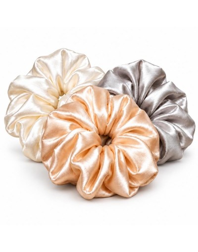 SCRUNCHIES DE SATEN  1 UNIDAD