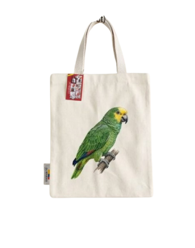 Tote Bag BORDADA Coleccion Loros de Colombia