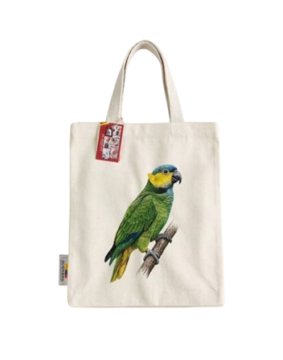 Tote Bag BORDADA Coleccion Loros de Colombia