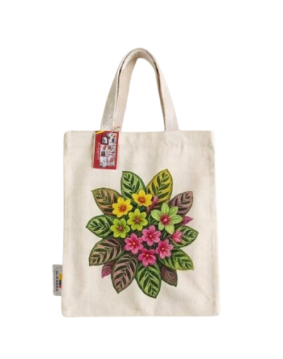 Tote Bag BORDADA Coleccion Flora de Colombia
