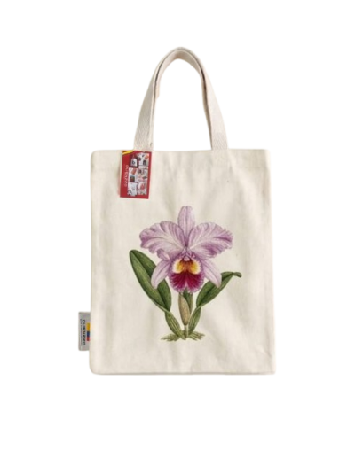 Tote Bag BORDADA Coleccion Flora de Colombia