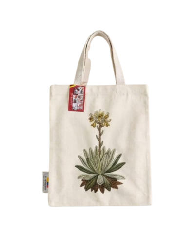 Tote Bag BORDADA Coleccion Flora de Colombia