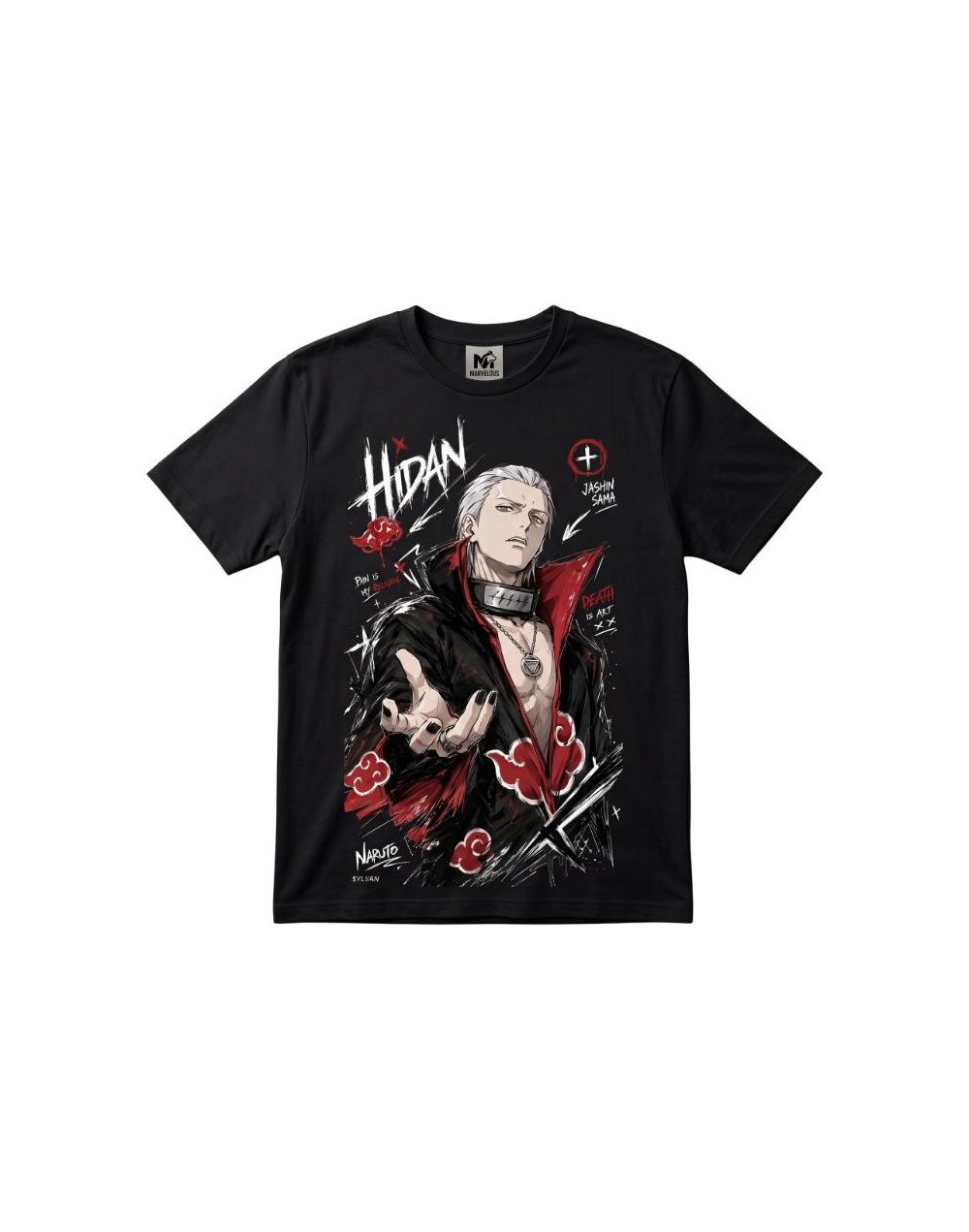 CAMISETA ALGODON PREMIUM ANIME HIDAN