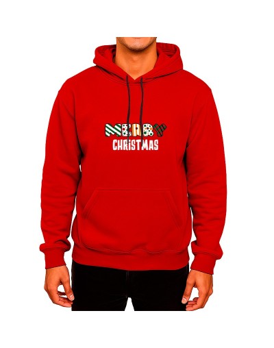 Buzo Hoodie Navideño Hombre Lanza Creativos