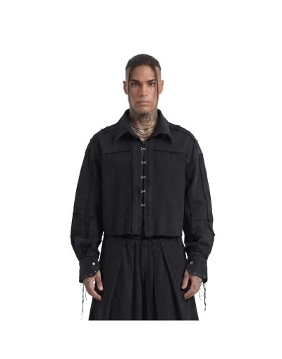ARKADIUZ camisa oversize deconstruida patchwork