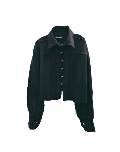 ARKADIUZ camisa oversize deconstruida patchwork