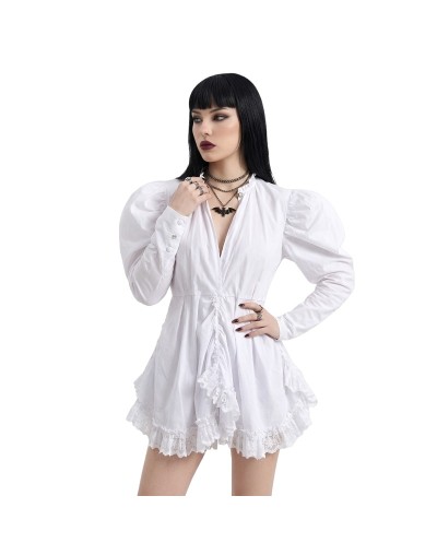 Vestido Anabelle Gótico con Encaje | Bazzar Bog